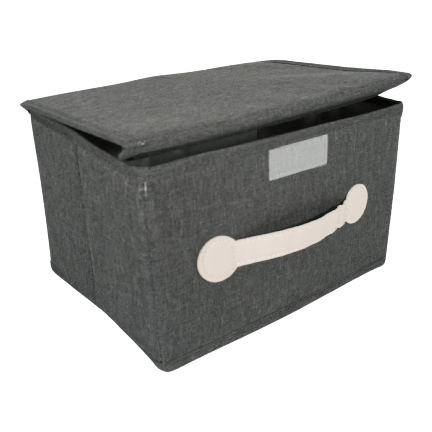 Small Foldable Storage Box With Lid And Handles, Cotton And Linen Storage Bins And Baskets Organizer For Nursery, Closet, Bedroom, Home (28×20×16 Cm / 1 pc) Small Foldable Storage Box With Lid And Handles, Cotton And Linen Storage Bins And Baskets Organizer For Nursery, Closet, Bedroom, Home (28×20×16 Cm / 1 pc)